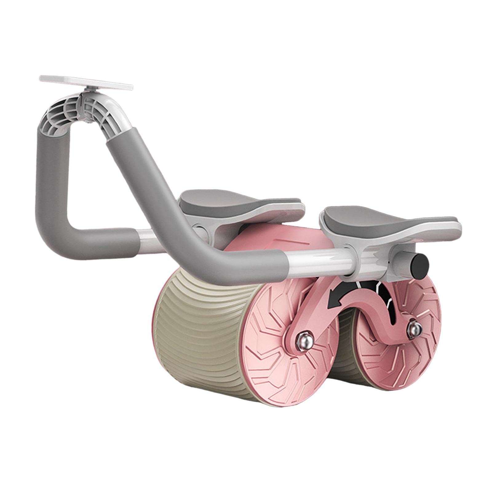 Enakshi Professional Ab Roller Wheel Fitness Equipment Home Gym Ab Machine Workout Pink | Abdominal Exercisers-image-4