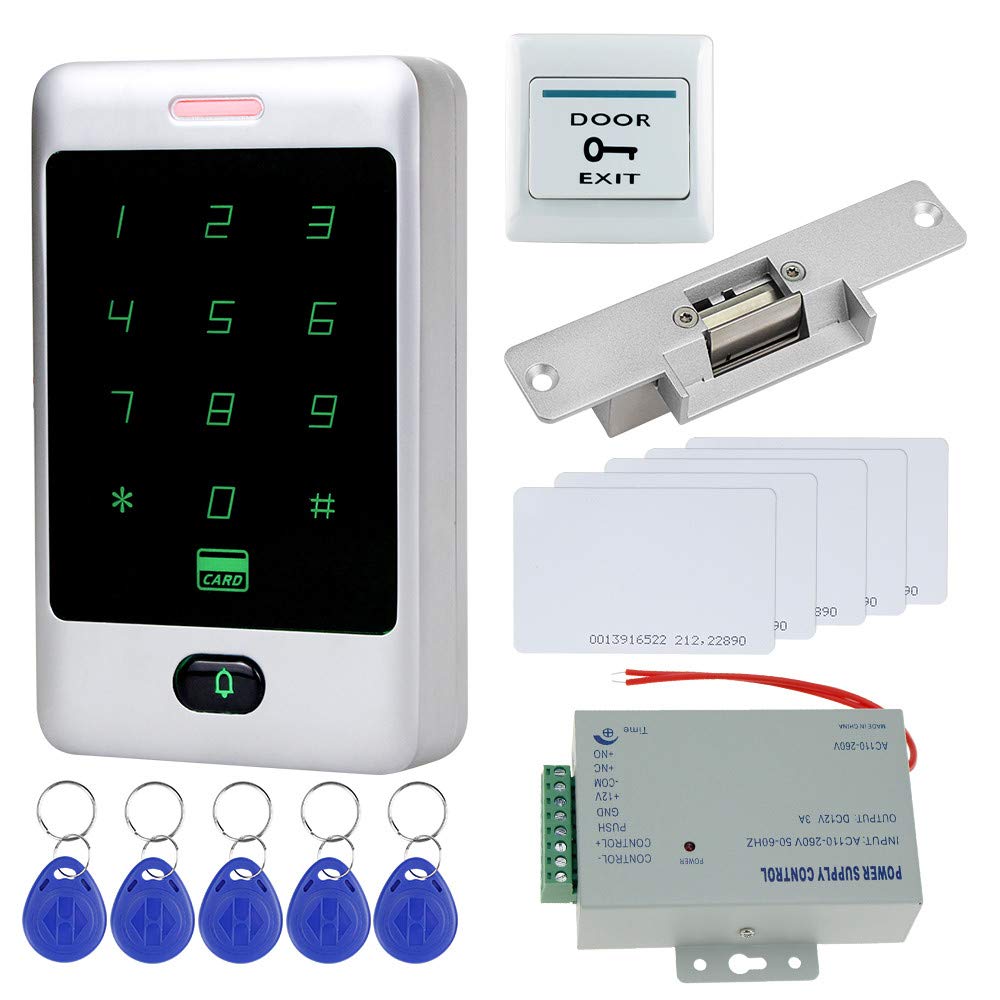 Dong Yang Dongyang Standalone Rfid Access Control Touch Metal Keypad With Waterproof For Door System 8000 Users (Nc Lock)