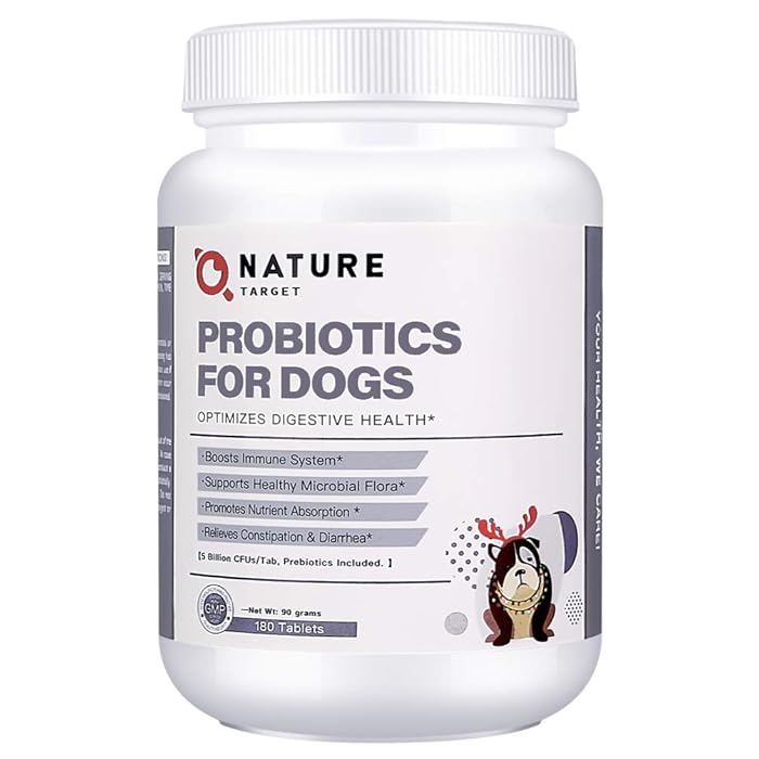 Buy NATURE TARGET Probiotics for Dogs Advanced Dog Probiotics and