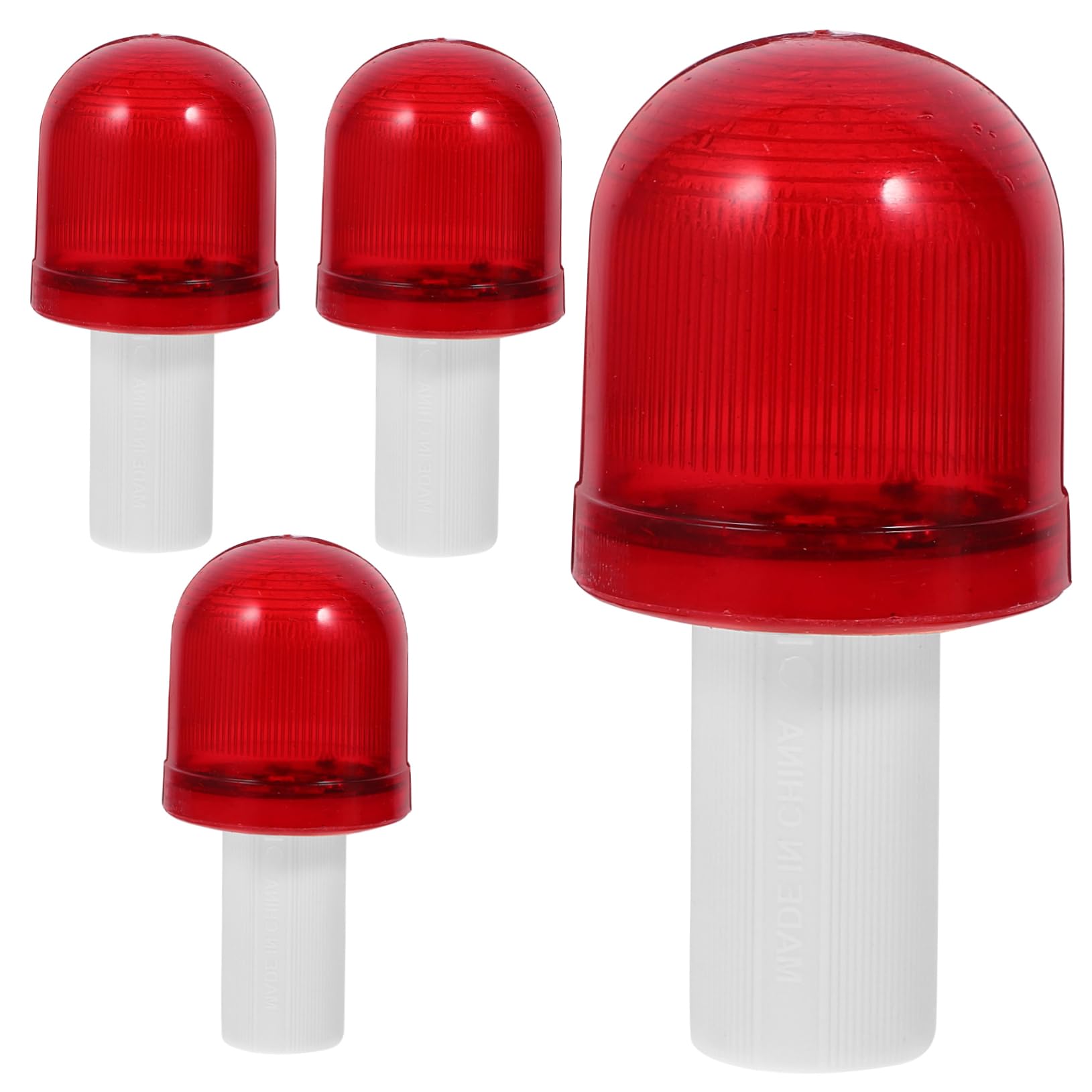 ABOOFAN 20piezas Luces De Advertencia Led Para Conos De Tráfico Intermitentes Resistentes La Intemperie Para Emergencias y Señalización Estacionamientos