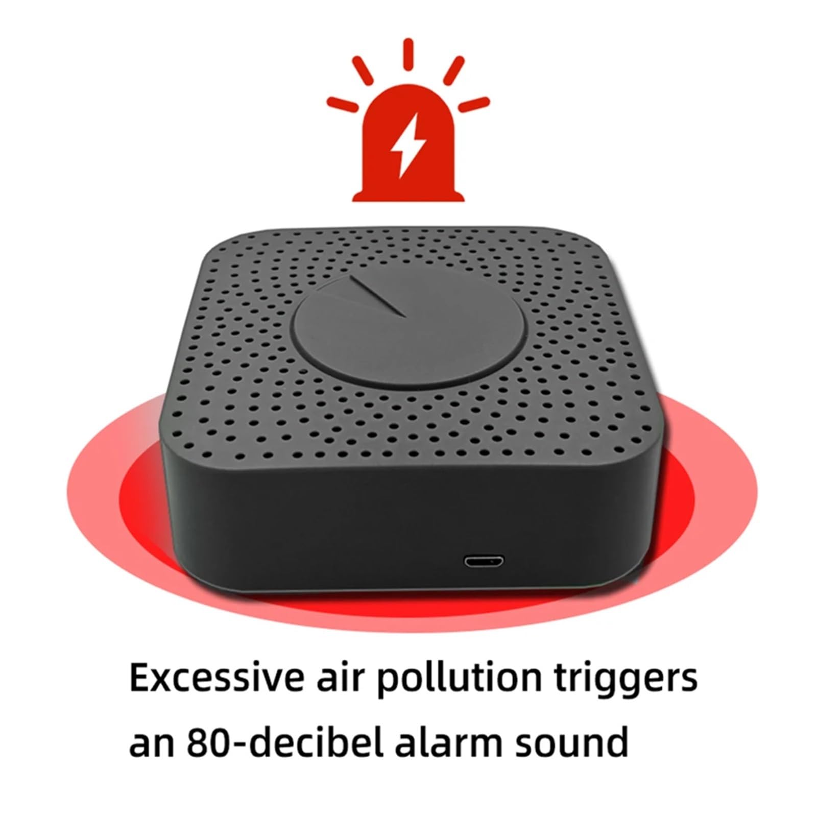Tuya Zigbee Monitor Intelligente Della Qualità Aria Misuratore Di CO2 Rilevatore Anidride Carbonica Voc Formaldeide Allarme Automatico