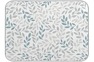 Spring Leaves Botanical Dish Drying Mat