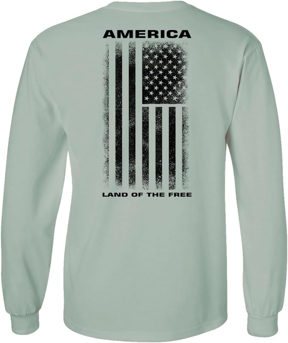 Joe's USA Vintage America Land of The Free Flag T-Shirts,Tanks and Hoodies