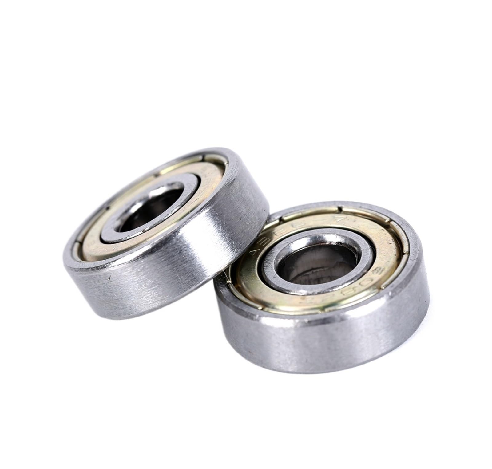 HYUJNAFZR Bimetal Seal Shield Micro deep Groove Bearing 12pcs 608ZZ 8mmx22mmx7mm Deep Groove Ball Bearings 3D Printer