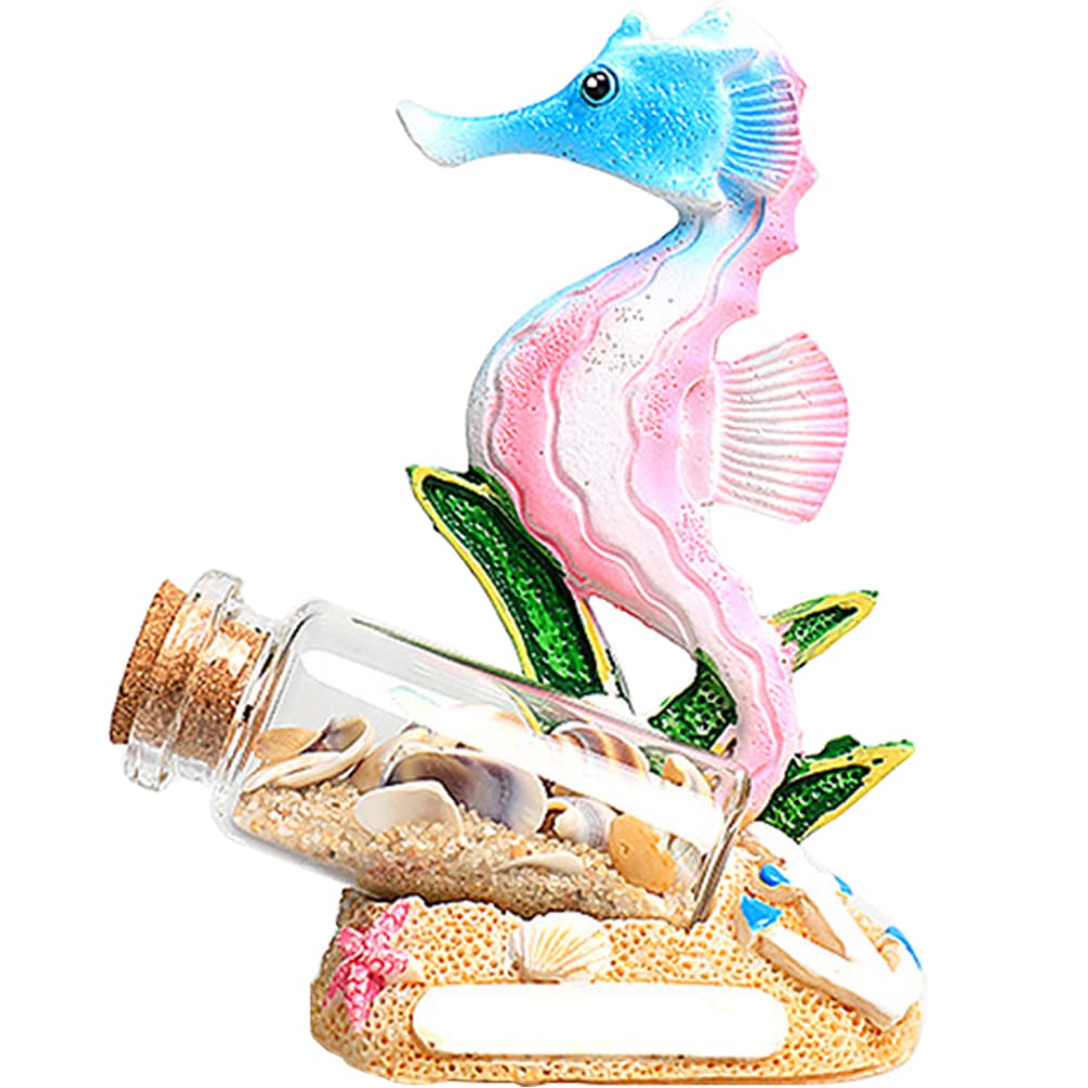 Amazon.co.jp: WAYUTO タツノオトシゴ 置物とドリフトボトル コンク