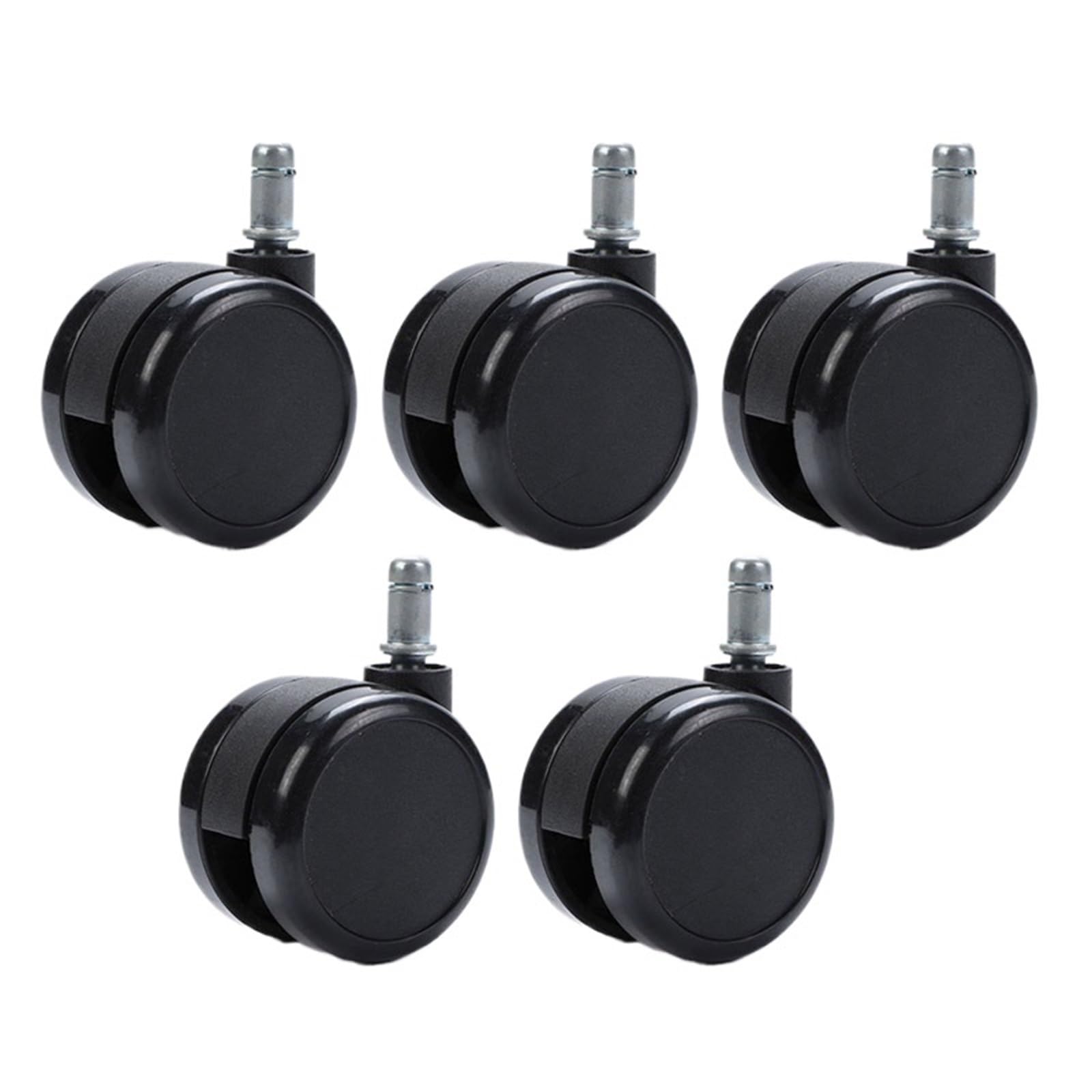 5 pezzi di ruote ricambio for sedie da ufficio, girevoli for, rotelle for, for for pavimenti in legno duro Per Sedie Da Gaming(2 inch)