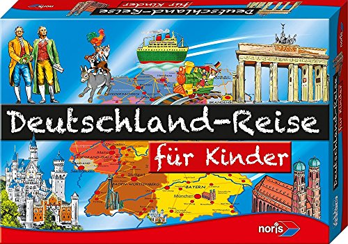 Noris 606013760 - Deutschland Reise f&uuml;r Kinder, Kinderspiel