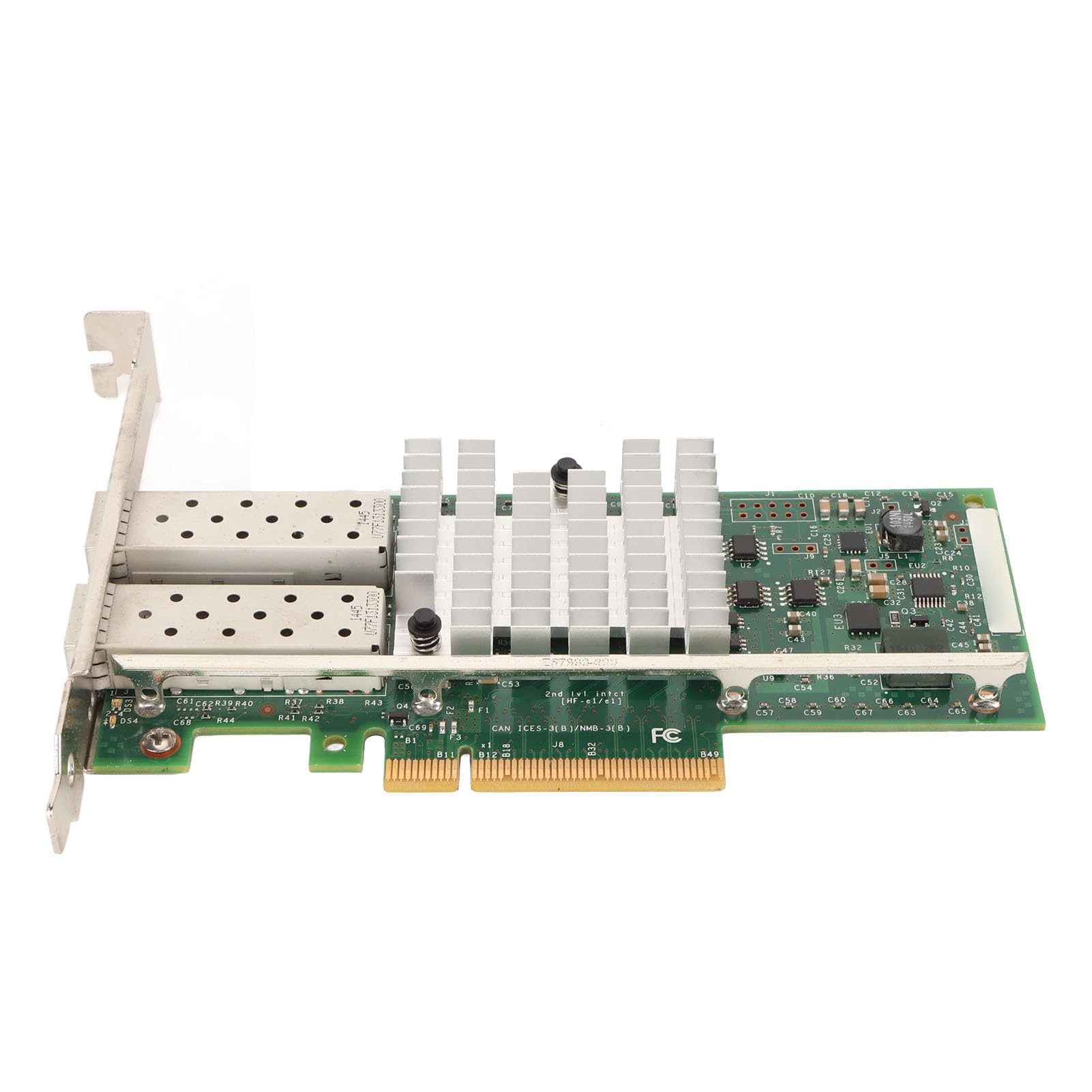 AMONIDA Scheda di Rete SFP+ da 10 GB Scheda Adattatore Veloce a Doppia Porta per Server High Throughput 40 Gbps per Utilizzo in Data Center