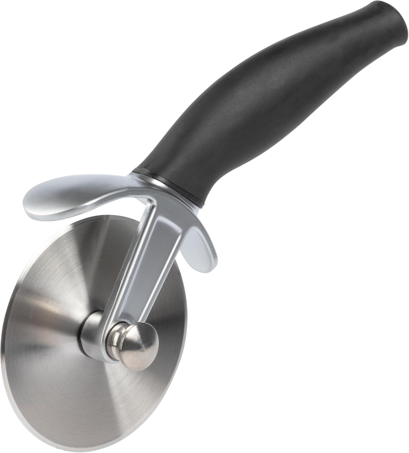 PL8 Artisan Pizza Wheel – Stainless Steel Cutting Wheel with Cast Zinc Frame and Integrated Oven Rack Hook for Easy Pizza Serving