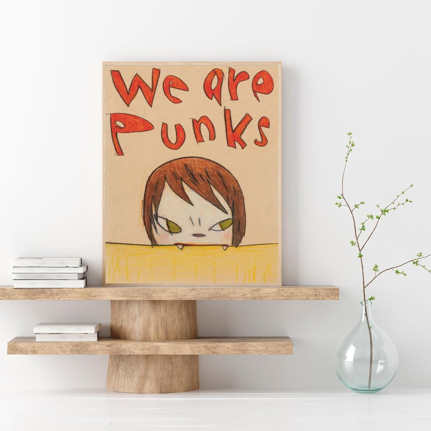 Amazon.co.jp: 奈良美智 ウォールアート《We Are Punks
