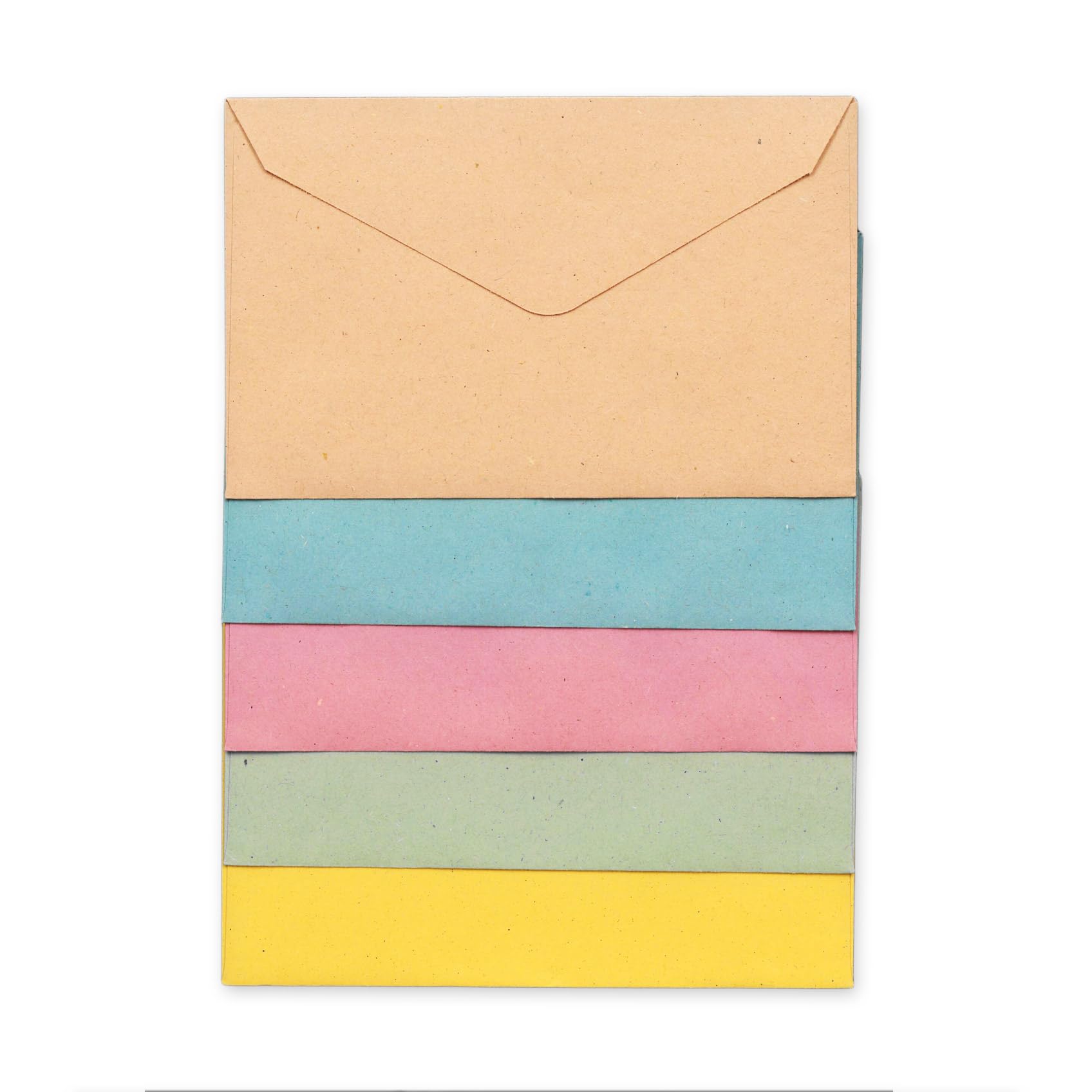 Enveloppes Électorales 90 x 140 mm Papier 75-80 g/m² Patte Triangulaire Non Gommée 5 Couleurs 100 Sztuk