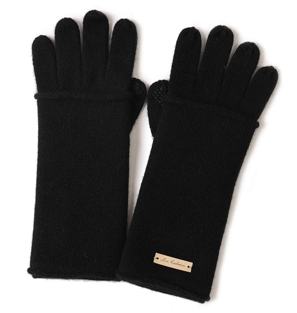 Set Guanti Cashmere Touchscreen Da Donna in Cachemire 2 Pezzi Manicotti E Scaldabraccia