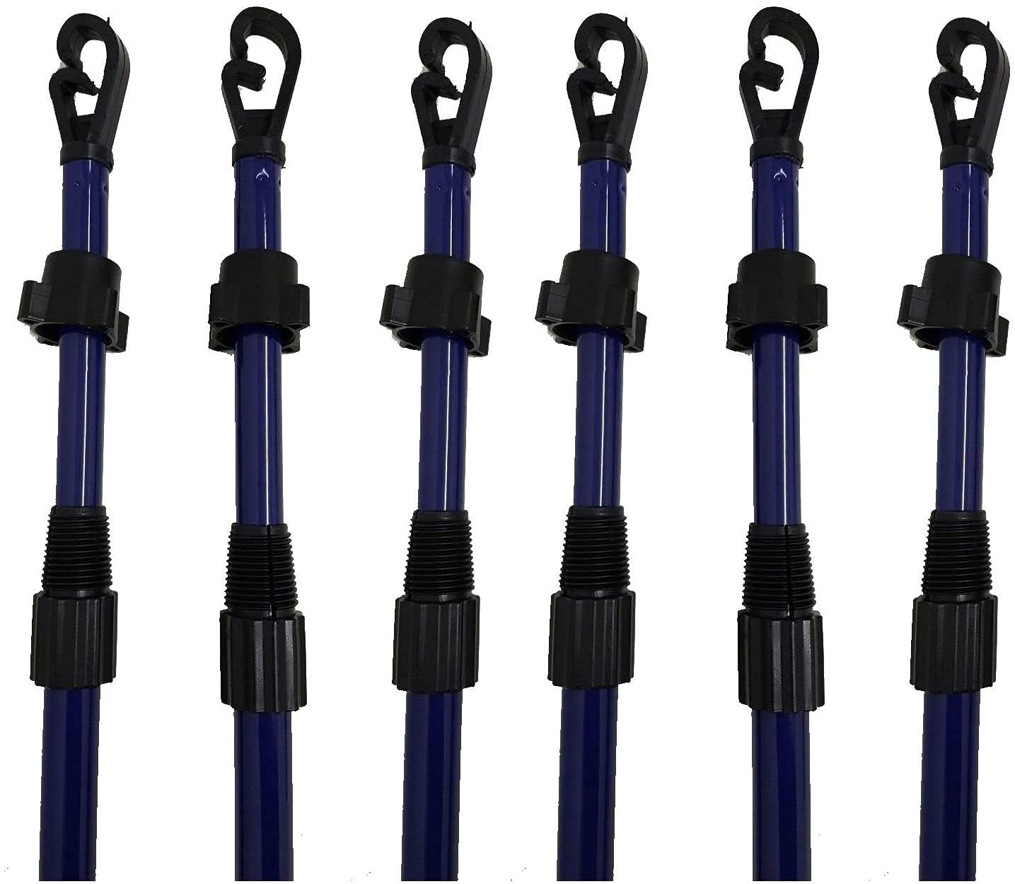 Easy Shopping® 2.6 Meter/8.5ft Heavy Duty Washing Line Prop Telescopic Home Garden Pole Clothing Laundry Support (6)
