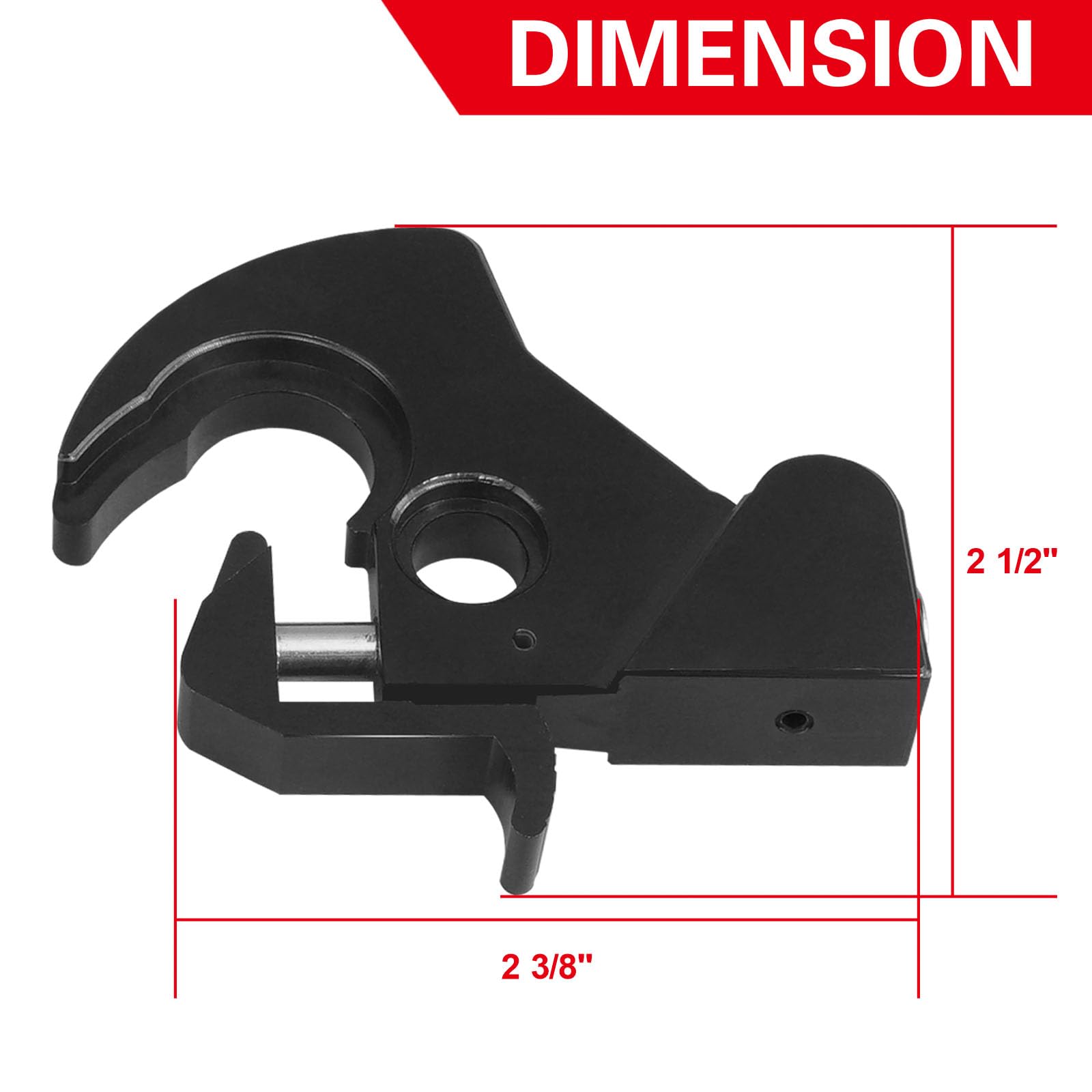 Loquet de verrouillage amovible pour Harley Davidson Touring Dyna Softail Sportster