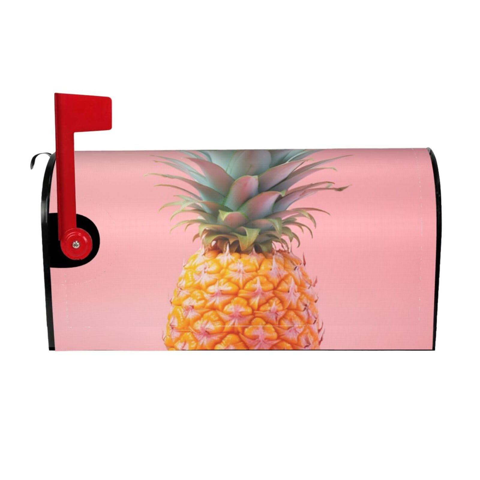 A Pine Mailbox Covers Magnetic Wraps Post Letter Box Cover Garden Home Decor 25.5x21 in