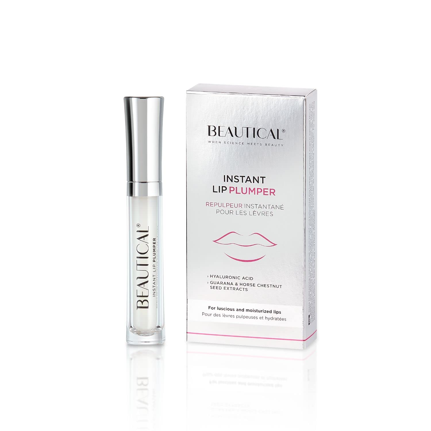 Repulpeur Instantané pour les Lèvres | Lèvres repulpées & pulpeuses | Lèvres plus pleines & plus douces | Apparence réduite des ridules | Acide Hyaluronique | Sérum clair | 5 ml