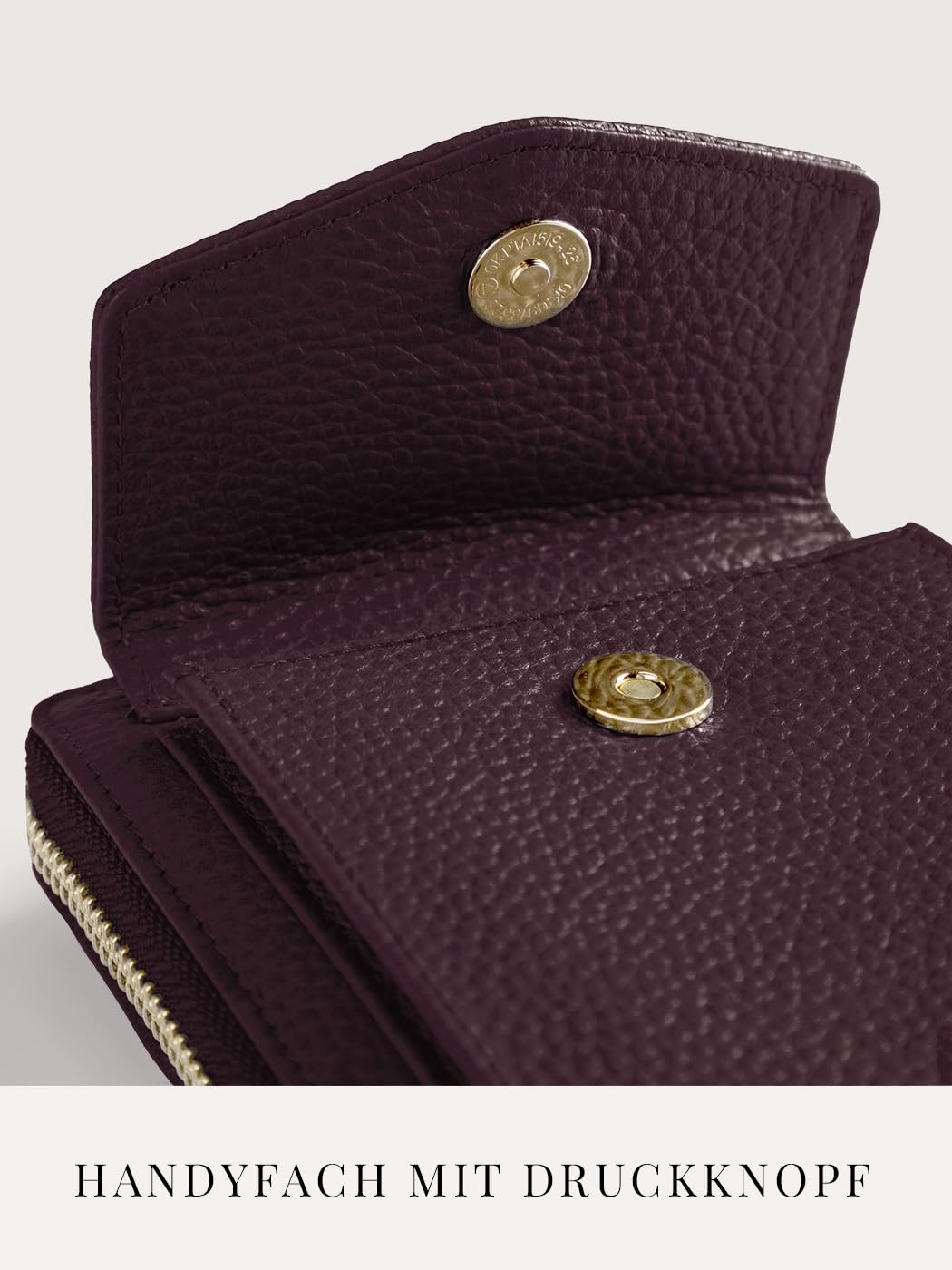 Lazarotti Bologna XL skórzany portfel damski i etui na telefon komórkowy (2 w 1), 16 przegródek na karty, do zawieszenia z ochroną RFID, 11 x 3,5 x 19 cm