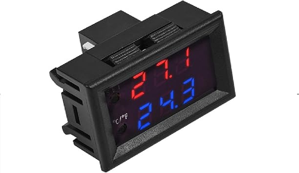 Temperature Controller with Probe,DC12/24V XD-2048 Digital LED Microcomputer Thermostat Switch Temperature Controller,High Temperature ProtectionD-204812V