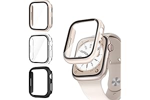 Apple Watch SE 2nd Generation 40mm Screen Protector [3 Pack] Ultra-Thin Hard...