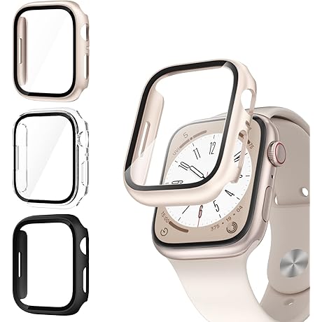 Apple Watch SE 2nd Generation 40mm Screen Protector [3 Pack] Ultra-Thin Hard...