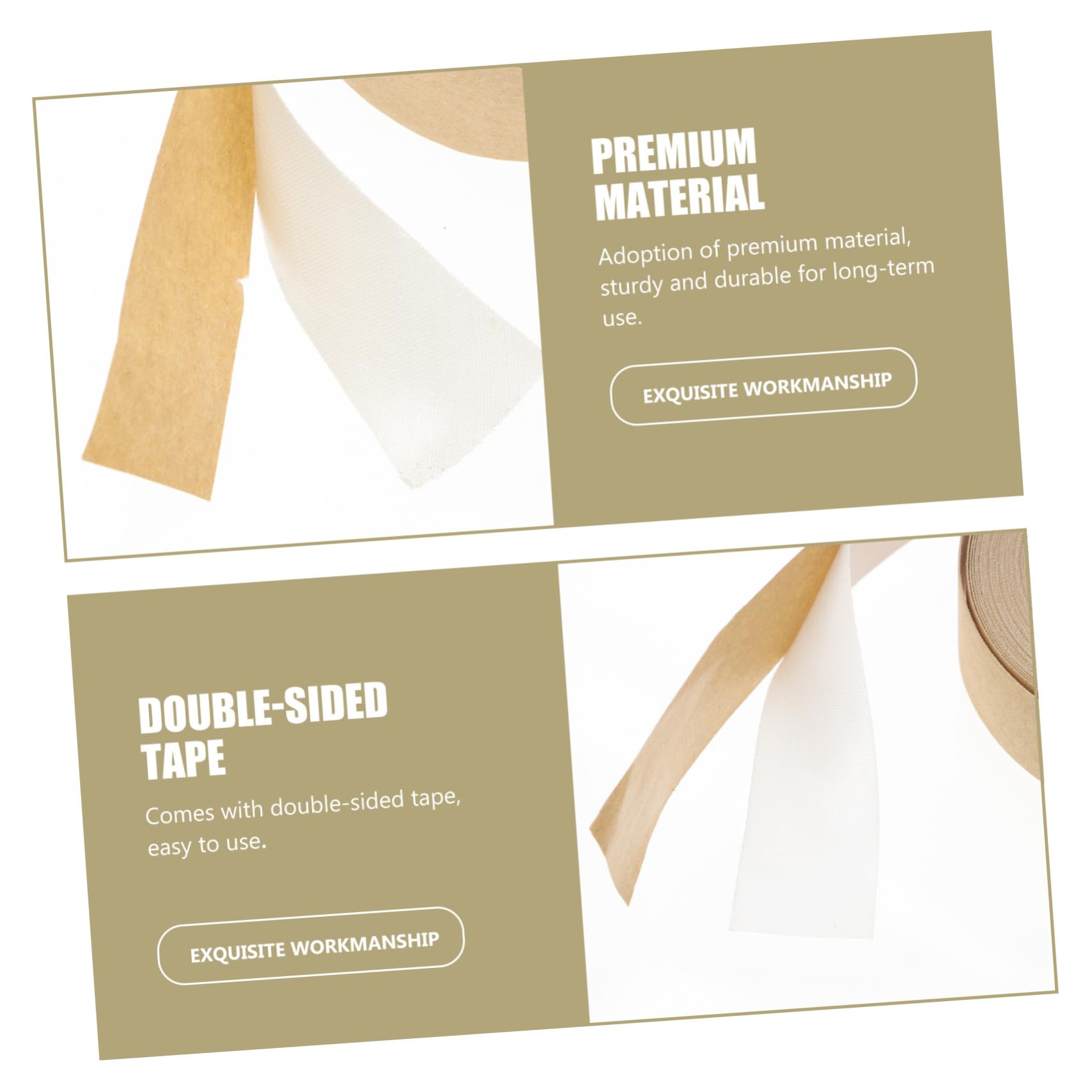 BUTIFULSIC Self Adhesive Lampshade Edge Tape Brown Fabric Edging Light Shade Accessory Home Decor