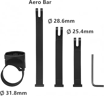 Magicshine Handlebar Mount Compatible with Garmin 1/4 Turn Style Bike Lights, Speedometers, GPS, Action Cameras etc. Devices.  Default Allty and MJ-900S/906S Bike Lights