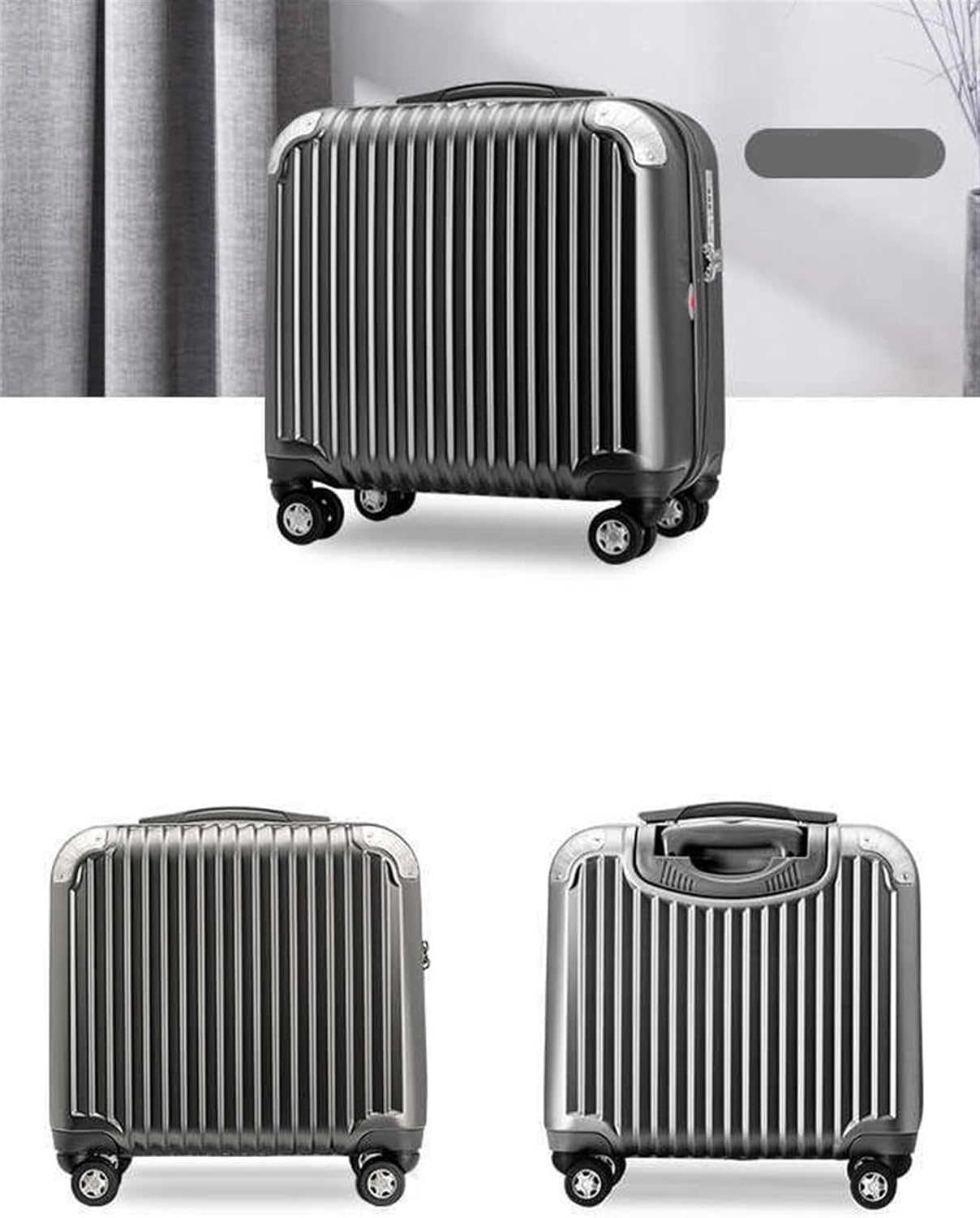 スワニー トートキャリー クロコダイル型押し 4輪ストッパー付き スワニー トートキャリー クロコダイル型押し 4輪ストッパー付き