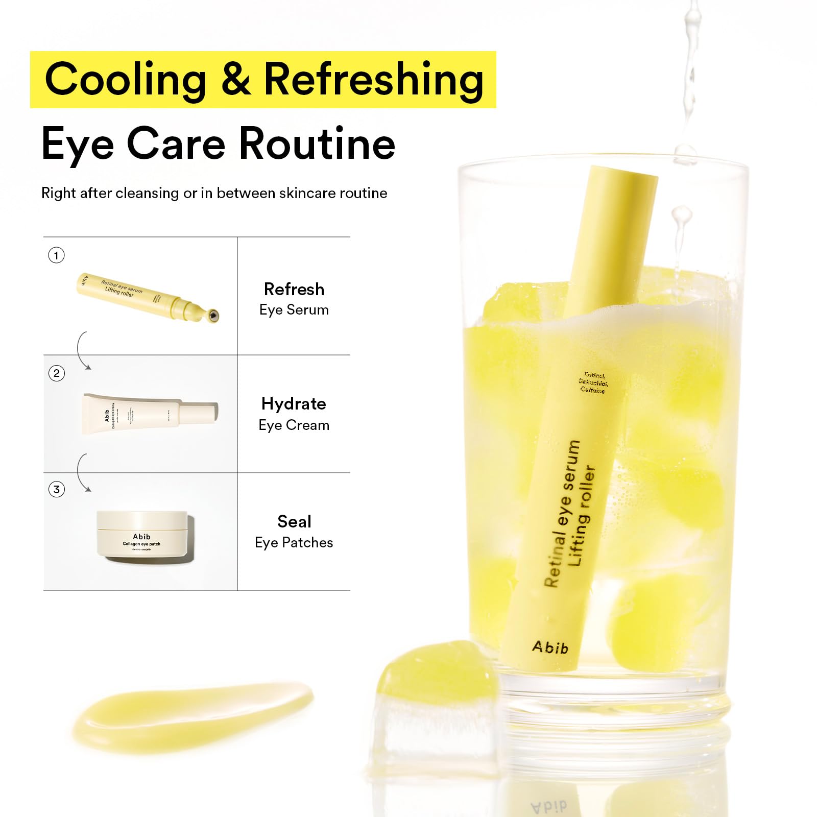 Abib Retinal Eye Serum Roller 0.5 Fl Oz,15ml