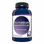 MD. Life Potassium Magnesium Supplement - 60 Capsules - High Absorption Magnesium Complex - Potassium Supplement to Support Vascular Health & Leg Cramp