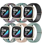 Chinbersky 6 Pack Armband Kompatibel mit Fitbit Versa 3 Armband/Fitbit Versa 4 Armband/Fitbit Sen...