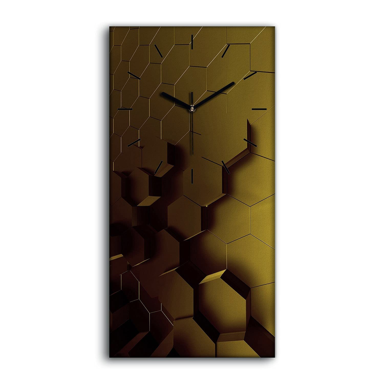 Horloge sur toile art moderne salon pour harmoniser votre décoration murale