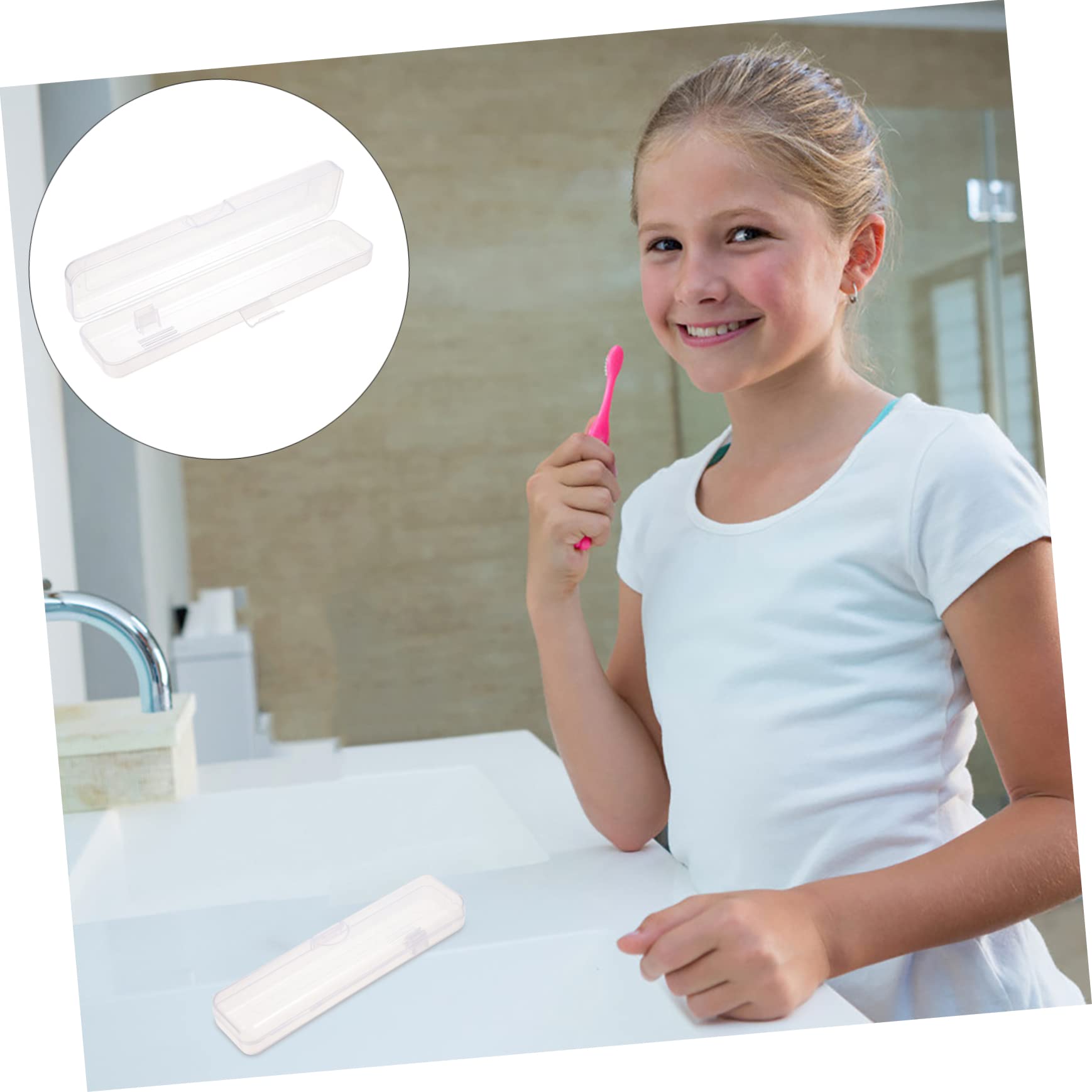 Alipis 2 Set Custodia Per Spazzolino Portatile Tazza Di Dentifricio Custodia Da Viaggio Portatile Porta Dentifricio Da Viaggio Custodia Per Spazzolino Da Denti Pp 3 Pezzi * 2