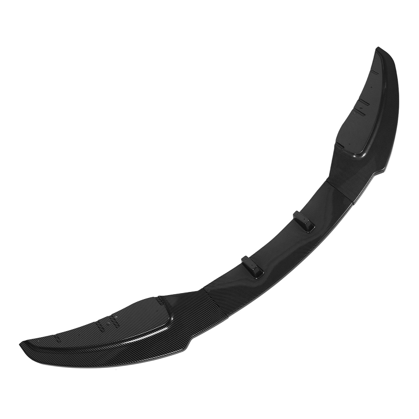 Alerón Divisor de Labios de Parachoques Delantero de Coche de 3 Uds para 1 Serie E81 E82 E87 E88 LCI Edición Estándar 2008-2011 (estilo de fibra de carbono)