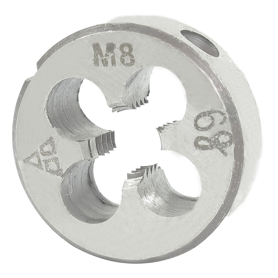 Aexit Round Shaped Tool holder 25mm Outside Dia M8 Coarse Threading Cutting Die Model:97as665qo527