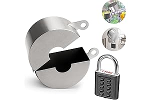 smseace Hose Bib Locks Outdoor Stainless Steel Faucet Cover with Combination Lock
