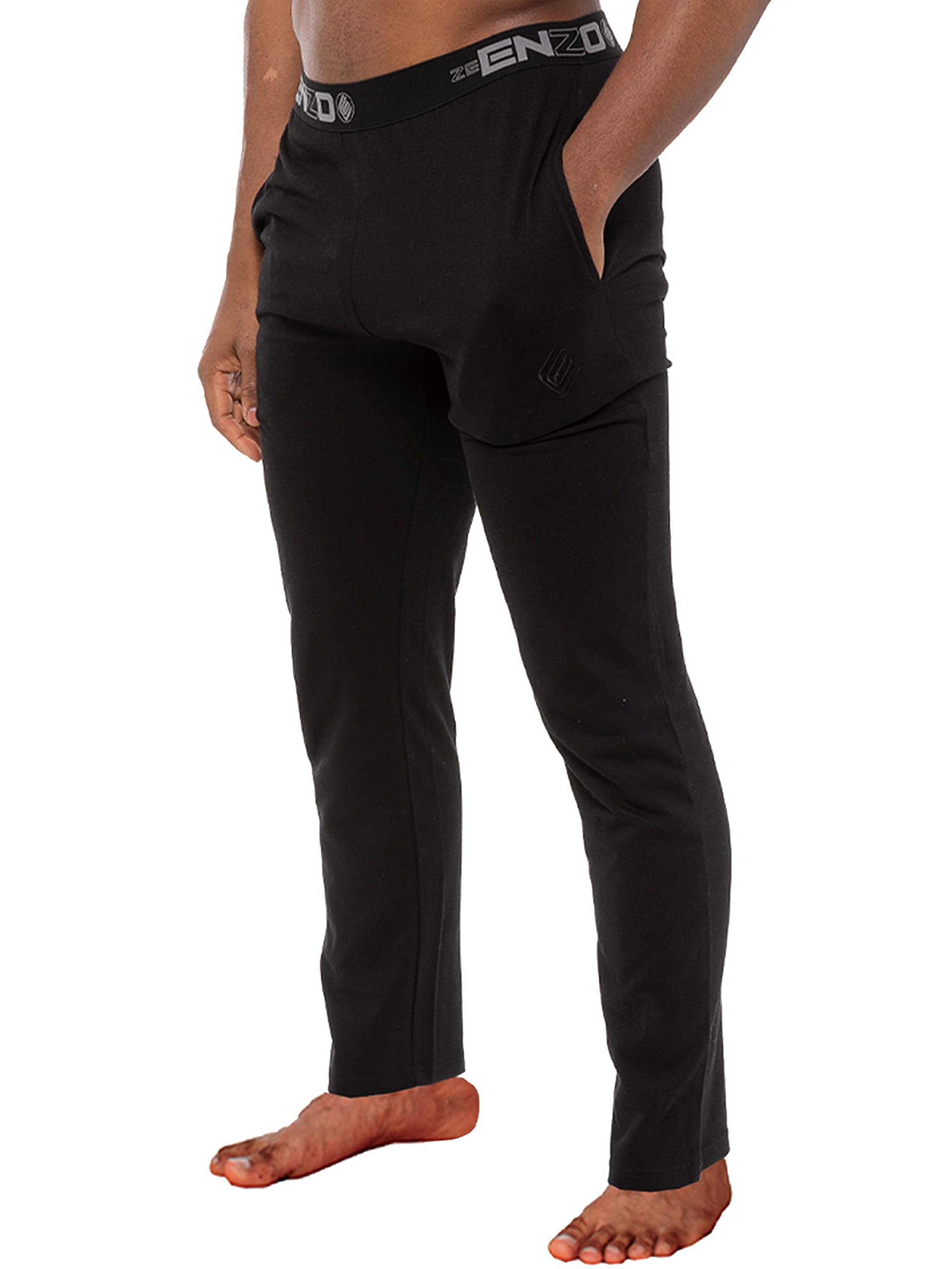 Enzo Mens Pyjama Pants Lounge Bottoms Elasticated Waist Nightwear Trousers PJ Soft Jersey Loungewear-image-8