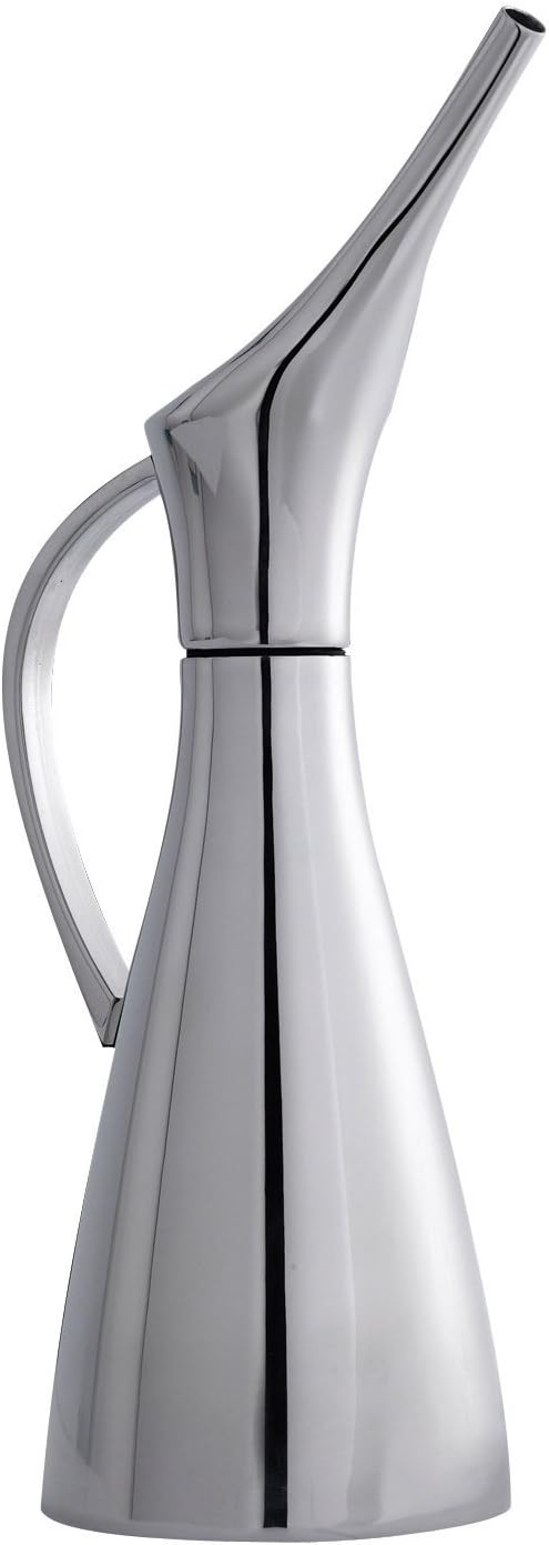 Curtis Stone Go with The Flow Stainless Steel Oil Can, 16-Ounce, Satin Finish
