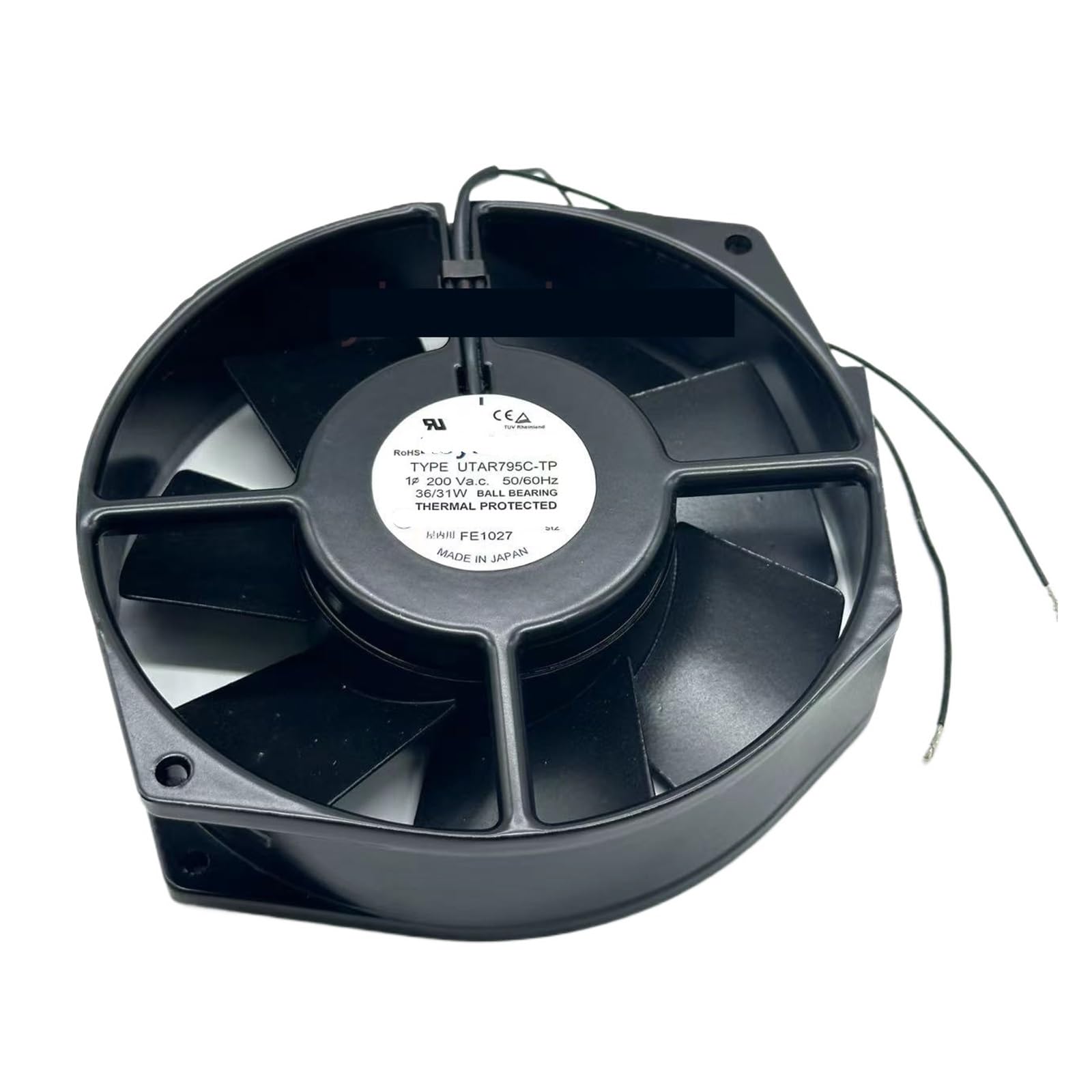 UITGVDQAT UTAR795C-TP AC 200V 36/31W 172x151x38mm 2-Wire Server Cooling Fan