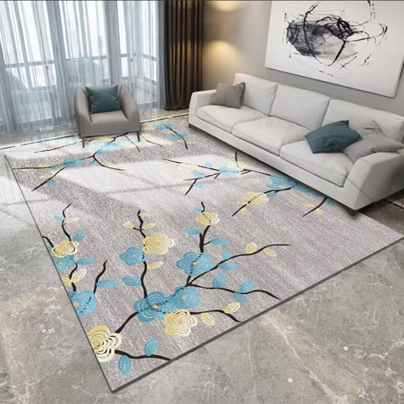Tapis bébé et moquette de chambre grise anti-glisse 170x240cm