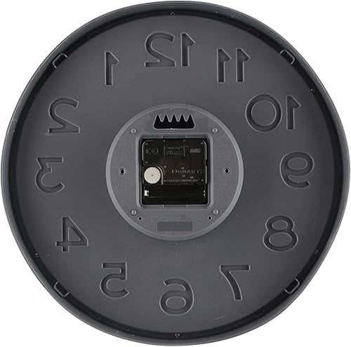 Miniatura 2 de (Fujiboeki) Fuji Boeki 28109 Wall Clock, Width 11.8 x Depth 1.8 x Height 11.8 inches (30 x 4.7 x 30 cm), Dark Gray, Spika 2, 30