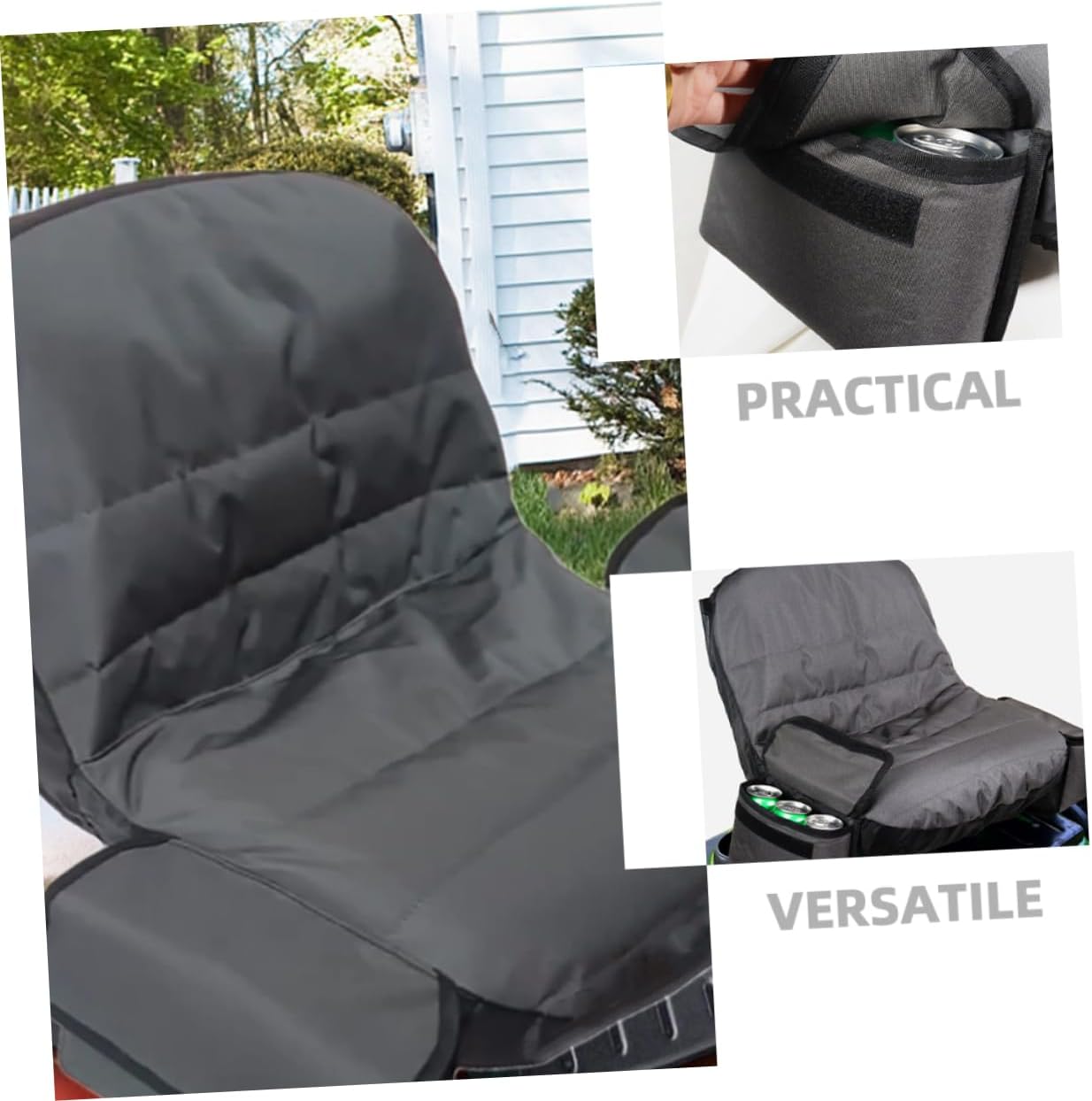 Lawn Mower Seat Cover Tractor Seat Protector Riding Mower Cover Oxford Cloth Weatherproof