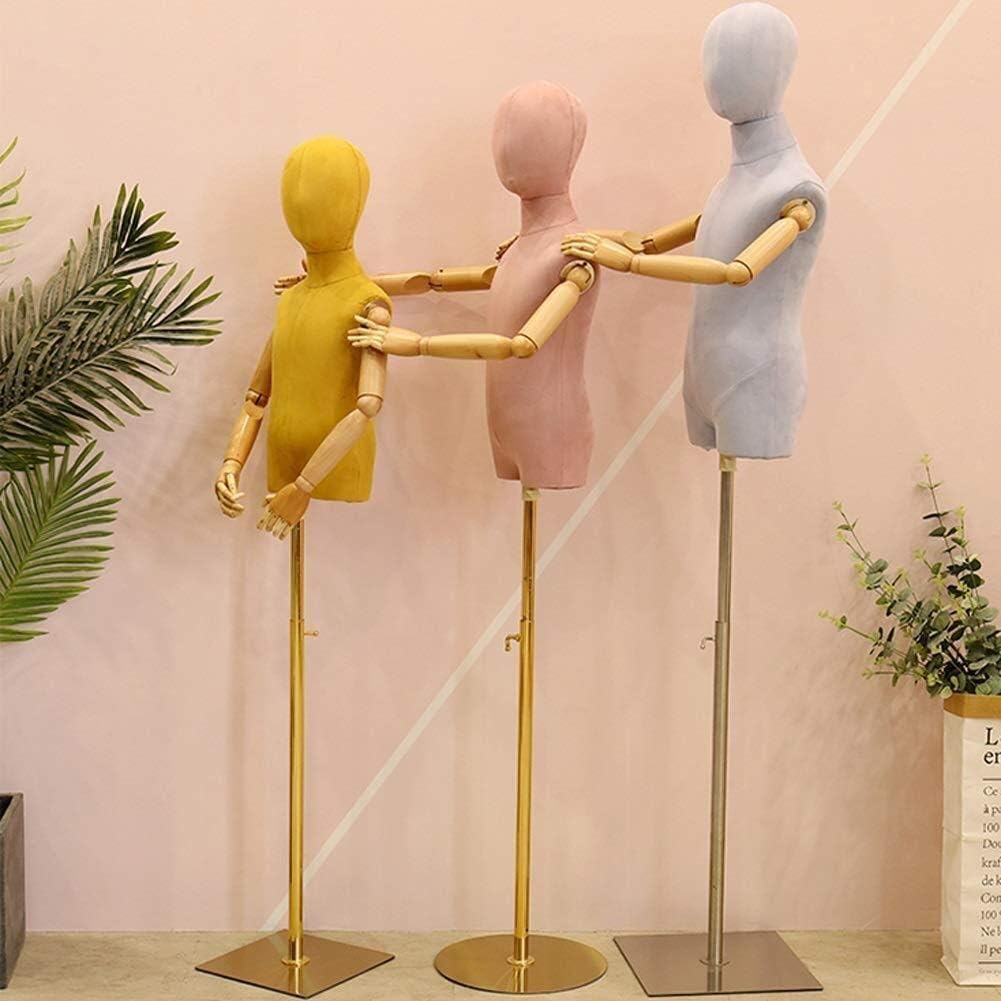 Verstellbare Kinderpuppe Schneiderpuppe Schneiderpuppe für Kleidung Display - Geeignet für Kinder im Alter von 2-9 Jahren