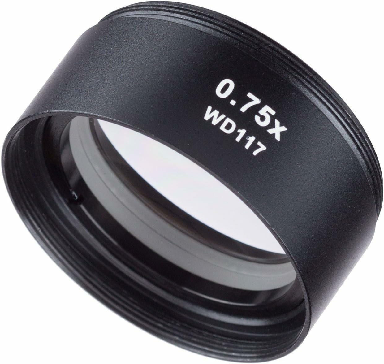 AmScope ZM07 0.7X Barlow Lens For ZM-Series Stereo Microscope Heads, 48mm Diameter Mount