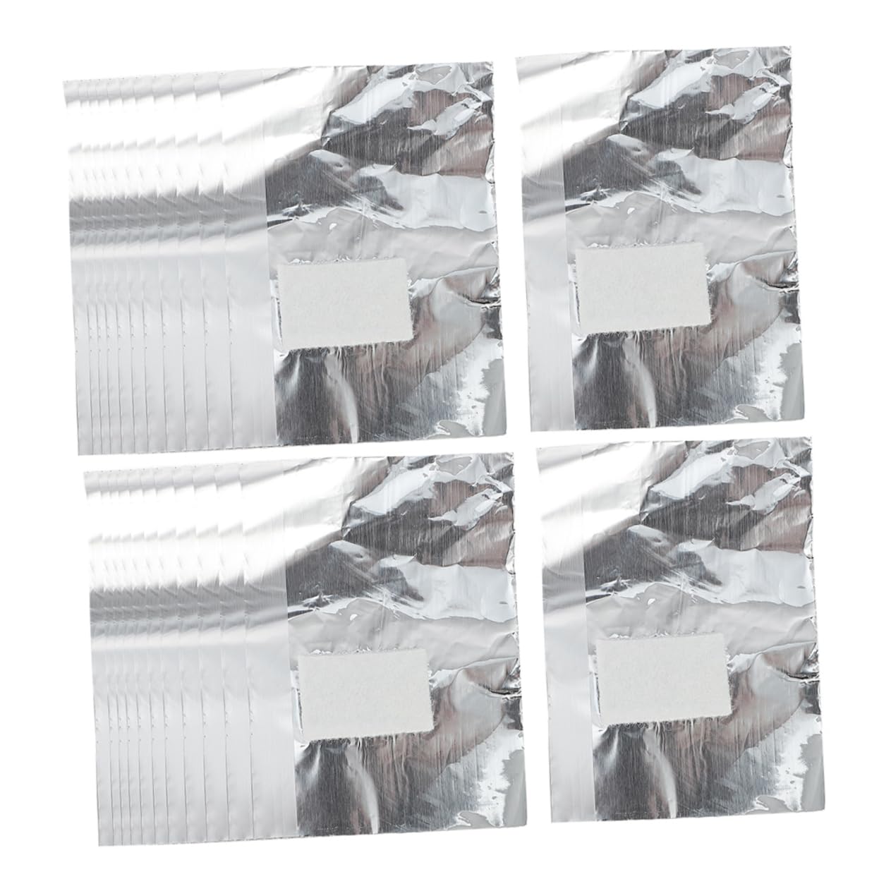 Mikinona 150pcs Nail Foil Wraps Easy Gel Nail Polish Remover Pads Soak off Manicure Polish Remover