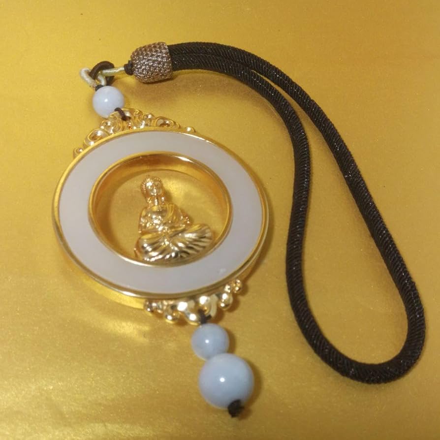 金嵌玉釈迦如来壁掛お守り(整理番号:W104) 金嵌玉釈迦如来壁掛お守り(整理番号:W104)