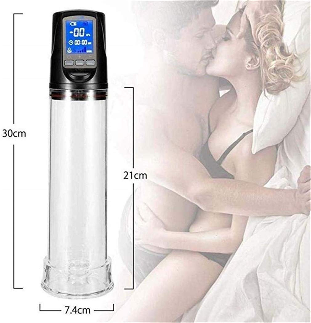 The Secret Muscle Magnifying Mǎssǎgěr LCD Display Electric Pênīsgrowth Vacuum Pump with Intelligent Control Mode, USB Charging Pênīs Enlargement Pump for Bigger Extend, Up to 30%