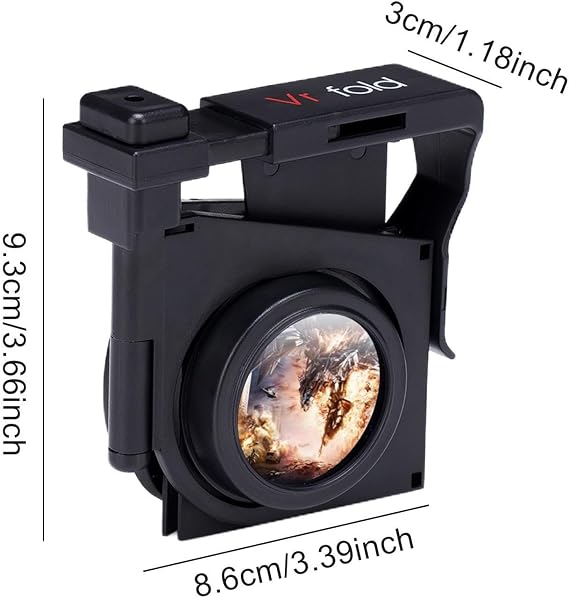 Portable Headset – Virtual Realite Glasses 93 x 86 x 30 mm, Smartphone