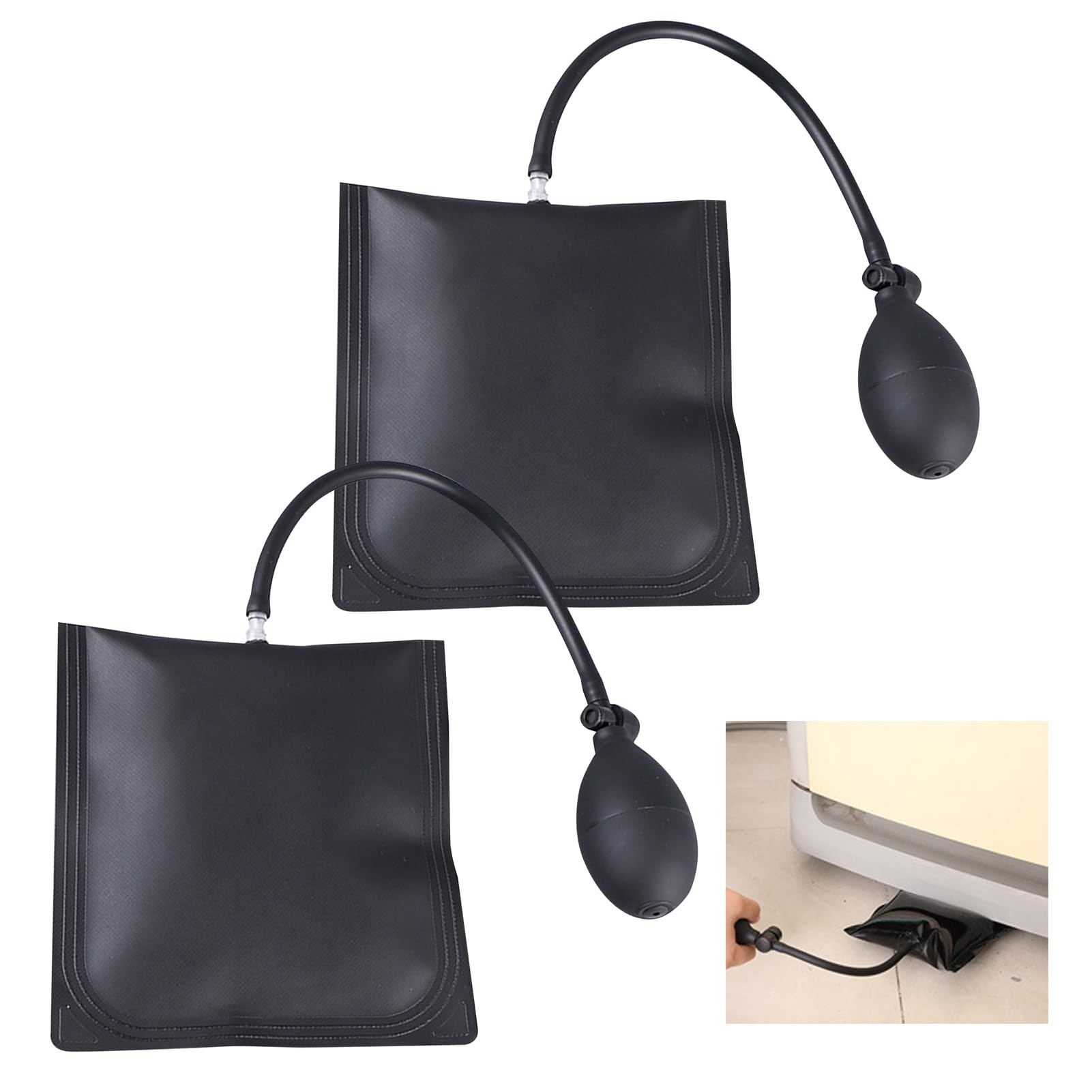 Wedge Up Bag, 2 PCS Air Wedge Pump Wedge Air Bag Car Pump Wedge Inflatable Air Wedge Pump Air Pump Wedge Up Bag Wedge Up Tool for Door, Window Installation, and Car Repair