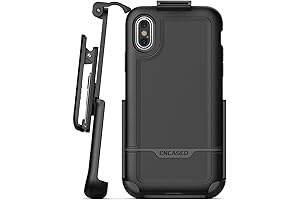 Clip Holster for iPhone X/iPhone Xs Belt Case, (Rebel Series) Full-Body Protection...