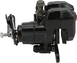 Motorcycle Engine Part, Wear Resistance Solid Universal Rear Brake Caliper with Braking Pad Rustproof for 110cc 125cc 150cc 200cc 250cc ATVs Quad Bikes